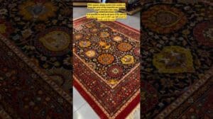„Handgewebter Teppich aus Tabriz, Pflanzendesign, Maße 199 × 263“