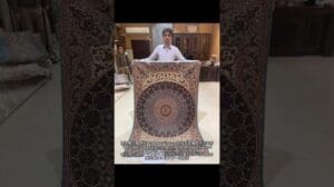 „#Iran Isfahan #handgemachte #handgewebter Seiden-Wollteppich #Isfahan Seiden-Wollteppich #handgemachter Seiden- und Wollteppich“