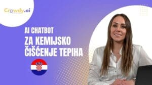 „KI-Chatbot für chemische Teppichreinigung - https://crowdy.ai/hr/“