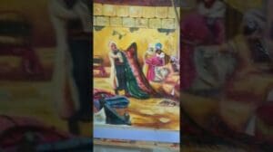 „Teppichauktion.. Von der Malerei von Jawad Aliwi“