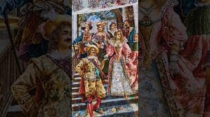 „Teppichkunst von Tabriz, Empfang des Prinzen“