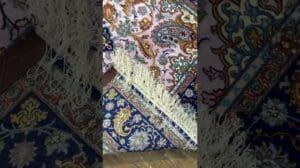 „Teppichpaar Isfahan auf Seidenboden #Teppich #Perserteppich #Kunst“