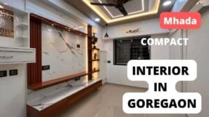 1-Zimmer-Wohnung Innenarchitektur in Goregaon || 1-Zimmer-Wohnung (322 m² Nutzfläche) Innenarchitektur || Projekt 23
