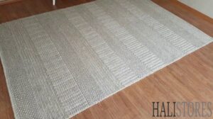 %100 Naturwolle Gewebte Teppich Jade J352 Beige