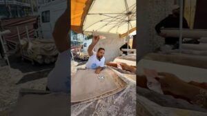 10€ Läufer 1,50m lang auf Lestapisdumonde.com Kollektion Orlando oder Markt Porte Montreuil