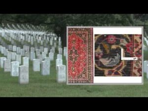 Teppich Mashad signiert