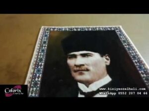 Atatürk Wandteppich-Porträt