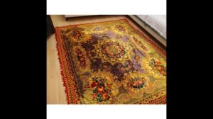 185x220cm, Samt Antike Wandteppich