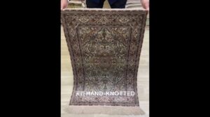 2x3 Fuß chinesischer Teppich Wandteppich handgewebte Teppiche Wohnzimmerkollektion orientalischer Teppich Schlafzimmerbereich Seide