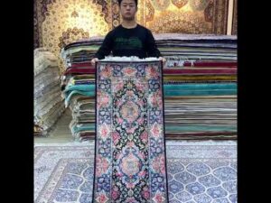 2x6 ft handgewebte Teppiche Wohnzimmer traditioneller türkischer Teppich orientalischer Teppich Schlafzimmer Bereich Seidenteppich
