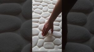 3D-Teppich Luxuriöse Badematte Montana Ivoork