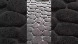 3D Teppich Luxus Badmatte Montana Grau Video