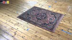 4x5 Vintage Bidjar Quadrat Teppich ee001505