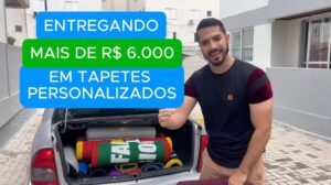 6 MIL Reais mit der Lieferung von personalisierten Teppichen