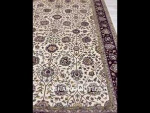 6x9 Fuß chinesischer Teppich dicker Wolle handgefertigter Hereke-Design-Teppich klassisches Muster für das Wohnzimmer