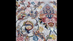 700-Abend-Teppich Kashan mit Nelkenmuster