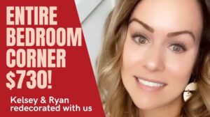 $730 Umgestaltung! Schlafzimmer-Ecke mit BoutiqueRugs.com neu dekorieren