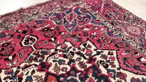 9' x 12' Bakhtiari Stammes-Wolle Authentischer Handgeknüpfter Persischer Teppich