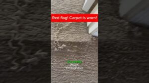 Achtung! Teppich ist abgenutzt! #immobilien #youtubeshorts #lasvegas #makler #haus #diy #investition