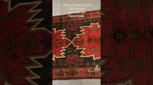 Afghanisches tribal Teppich 100% Wolle 100x150 cm handgefertigt