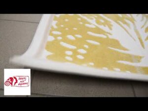 Akril-Teppich für das Wohnzimmer Multiverona Blätter [Präsentation]