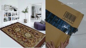 Amazon Rotteppich Bewertung und Unboxing | Onlineshopping | Blumen Teppich
