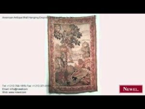 Amerikanische antike Wandteppiche und Textilien aus dem Empire