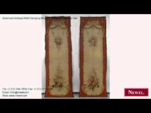 Amerikanische antique Wandbehänge, Missionstextilien und Teppiche