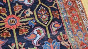 Antiker Persischer Mahal Sultanabad-Teppich in einem Allover-Muster, @thepersianknot, SKU 1322