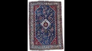 Antiker Qashqai-Teppich 1,86 m x 1,27 m