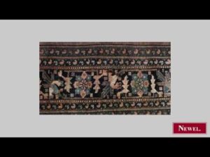 Antiker orientalischer persischer Bijar-Teppich mit kastanienbraun