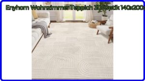 BEWERTUNG (2025): Enyhom Wohnzimmer Teppich 3D-Optik 140x200cm. WESENTLICHE Einzelheiten