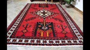 Baluchi-Teppiche - Antiker klassischer Teppich in der Größe: 196 x 126 cm - 4,13 x 6,43 Fuß