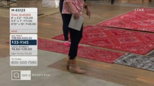 Barbara King Vintage Diamant Indoor/Outdoor Teppich auf QVC