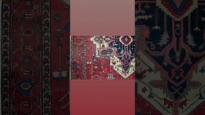 Bemerkenscher antiker Serapi-Teppich aus dem 19. Jahrhundert