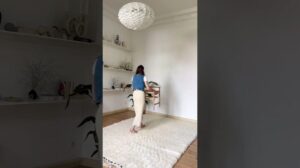 Beni Ouarain Berberteppich fürs Wohnzimmer