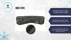 Bieten Sie auf unsere Power-Recliner-Sitzgruppe! Die Riesenauktion Holiday Auction ist jetzt live!