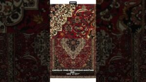 CANVELLO 1940ER ROTE SEIDENTEPPICH BAKHTIARI - 10'8'' X 14'7'' 20291