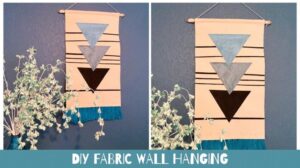 DIY Stoff Wandbehang | Entenstoff | Teppich Wandbehang | Tischset Wanddekoration | Stoffmalerei