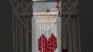 Der einfachste und stärkste Knoten, um dein Makramee-Tapisserie an die Wand zu hängen #makrametutorial #makrame