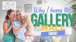 Die Galeriewand, die ich zweimal aufgehängt habe; Eine Makeover an einem Tag (Mit einem Neuanfang!)