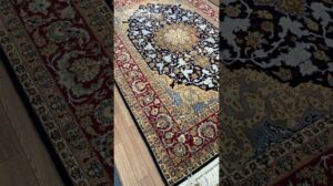 Die Höhe des luxuriösen Schönen✨ Ein handgewebter Teppich aus Isfahan verwandelt Ihr Zimmer in eine Kunstgalerie. Genießen Sie die feinen Muster und die überragende Eleganz!