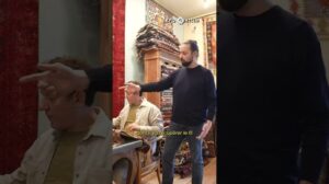 Die Reparatur eines Teppichs