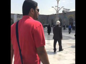 Die heilige Stätte von Imam Reza, Frieden sei mit ihm, Sajjad al-Shabib
