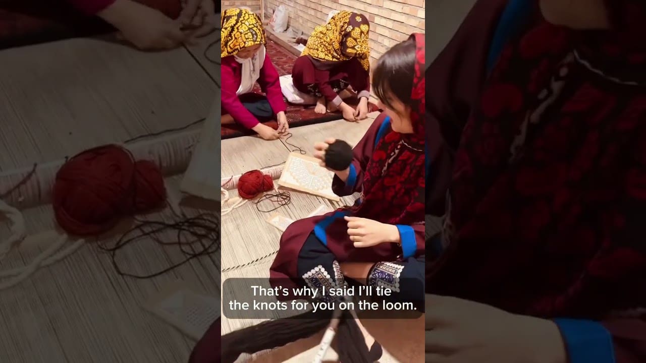 Diese Tradition hat 5.000 Jahre überlebt… könnte aber mit uns enden 🧵 | Turkmenisches Teppichweben
