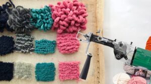 Estambre / Wolle und Texturen für TUFTING-Teppiche