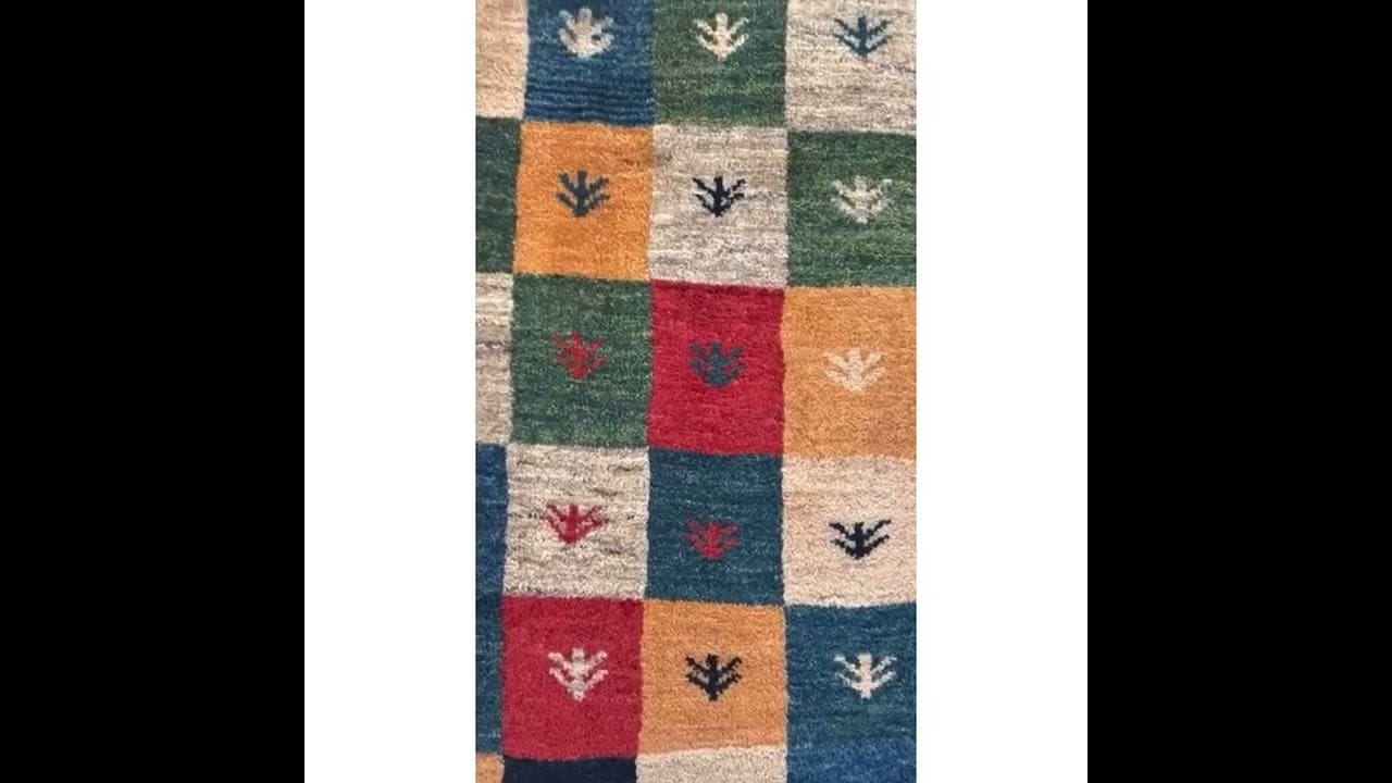 Faszinierende handgewebte Gabbe | Kunst der Tradition und Natur 🌈