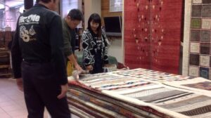 Gabbeh, handgewebter Teppich, Ausstellung und Verkaufsveranstaltung, Fire Life Ryomo, Stadt Ashikaga