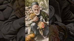Gemälde aus den Teppichen der Stadt Tabriz, Vogelverkäufer
