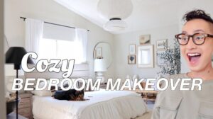 Gemütliche Schlafzimmer-Umgestaltung